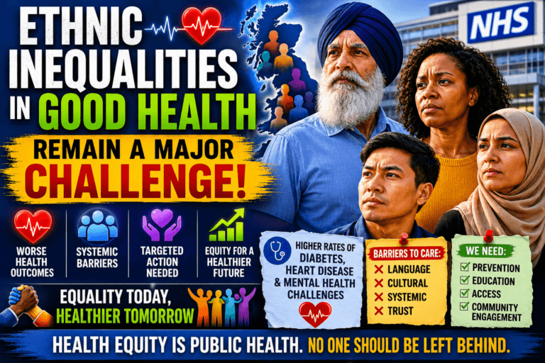 Ethnic Inequalities in Good Health Remain a Major Challenge